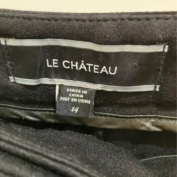 Le Chateau size 14 women’s Elegant Black Dress Pants - Picture 2 of 12